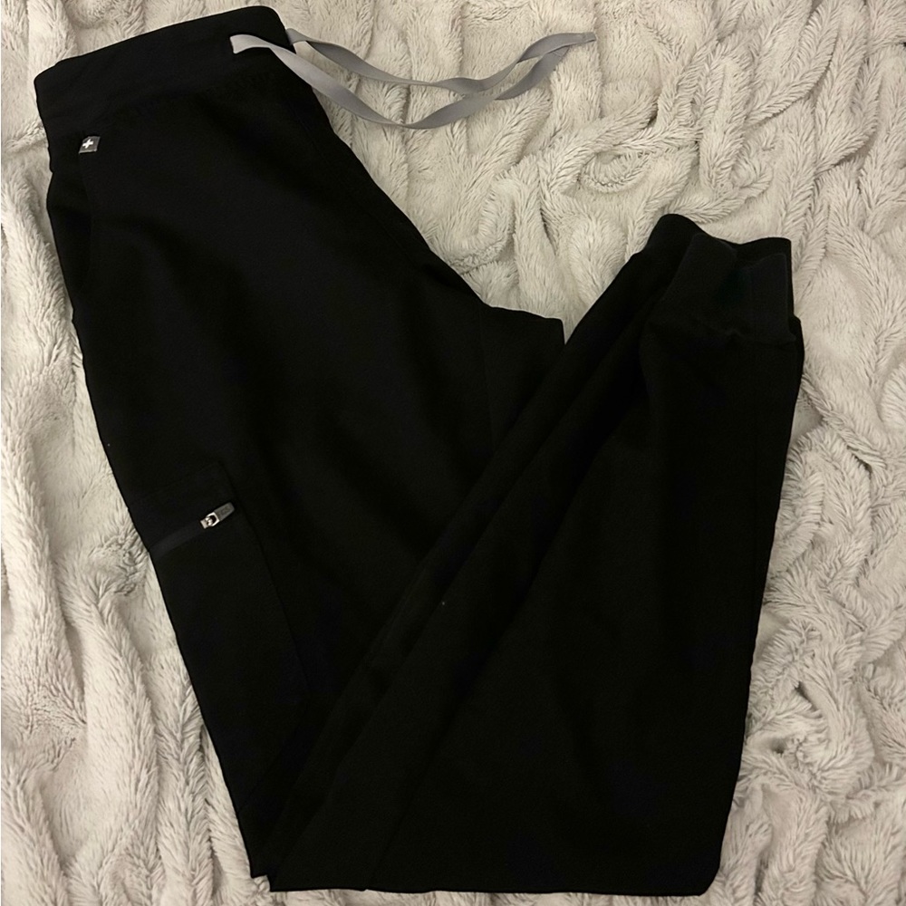 Figs medium/tall black Zamora joggers